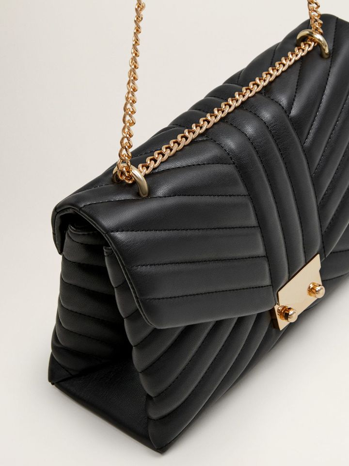 Mango quilted shoulder bag on sale