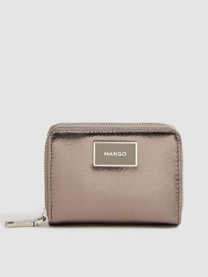 Mango saffiano sales wallet