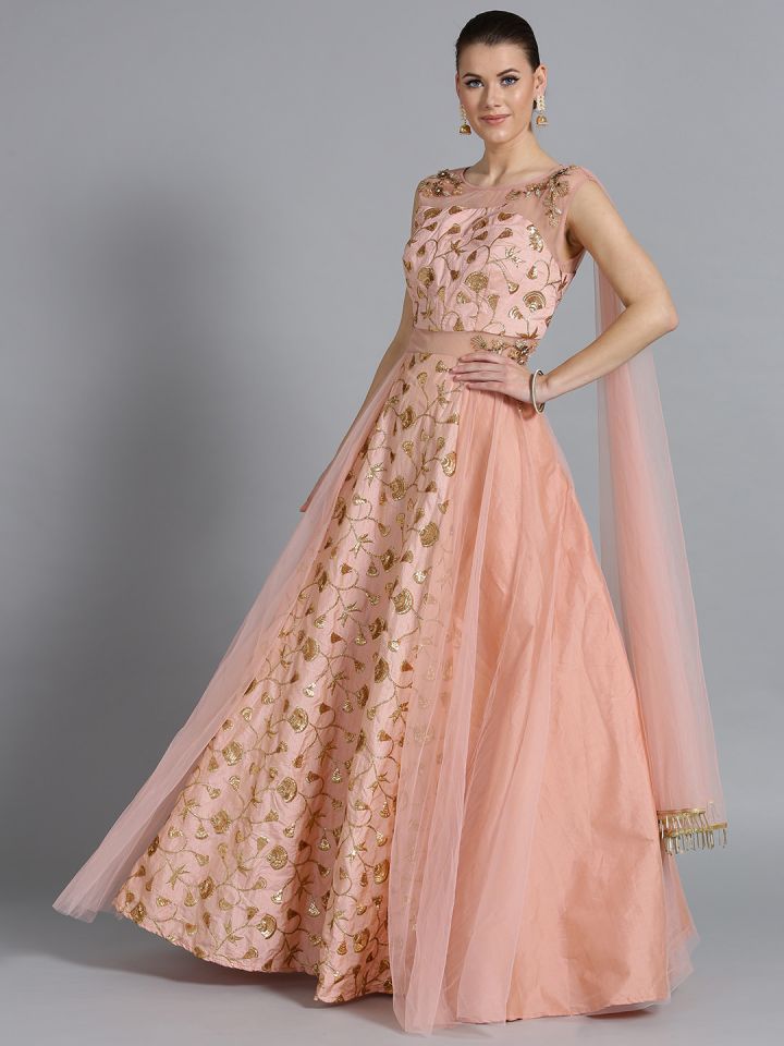 pink garden party dress