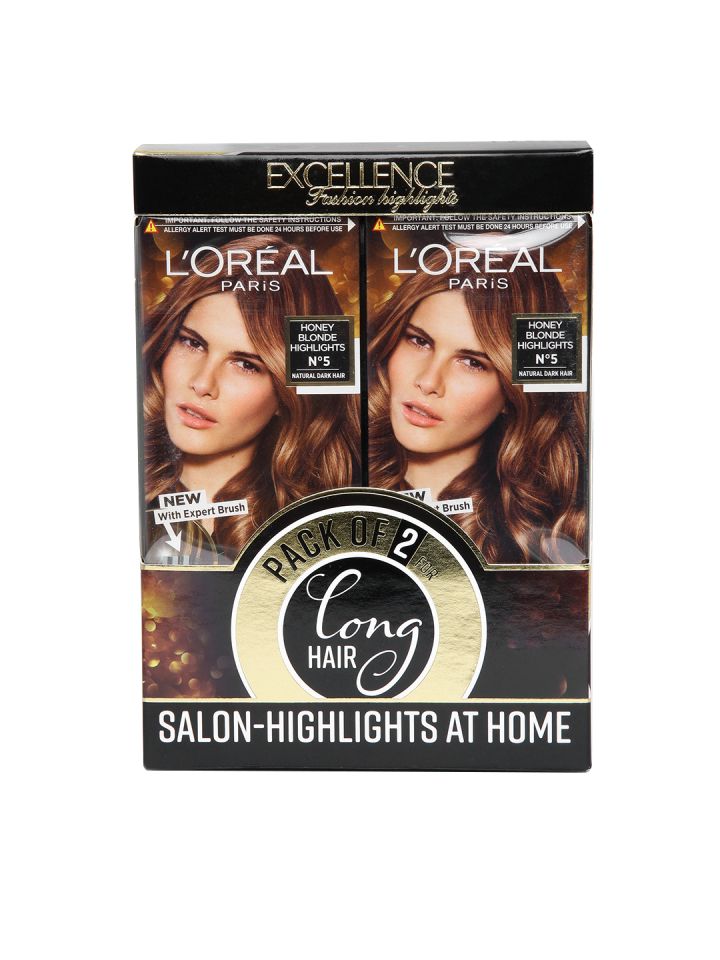 Buy LOreal Paris Excellence Set Of 2 Fashion Highlights Honey Blonde - Hair Colour for Women 8740327 | Myntra Buy LOreal Paris Excellence Set Of 2 Fashion Highlights Honey Blonde - Hair Colour for Women 8740327 | Myntra