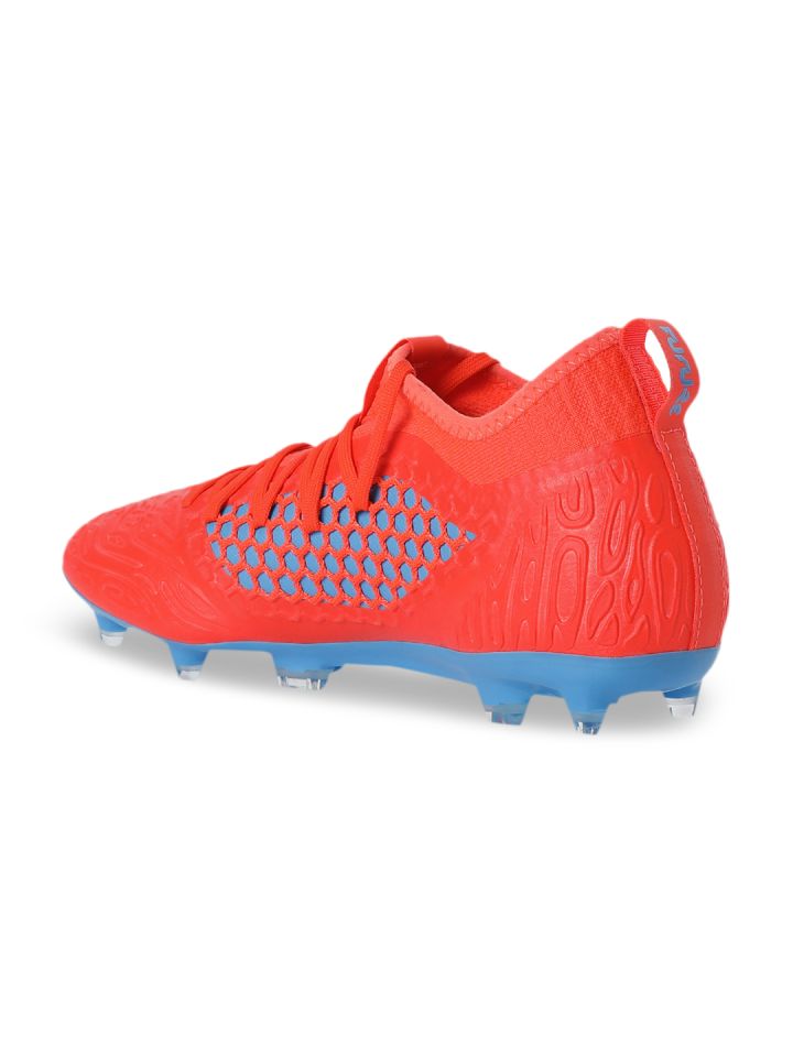 mens orange football cleats