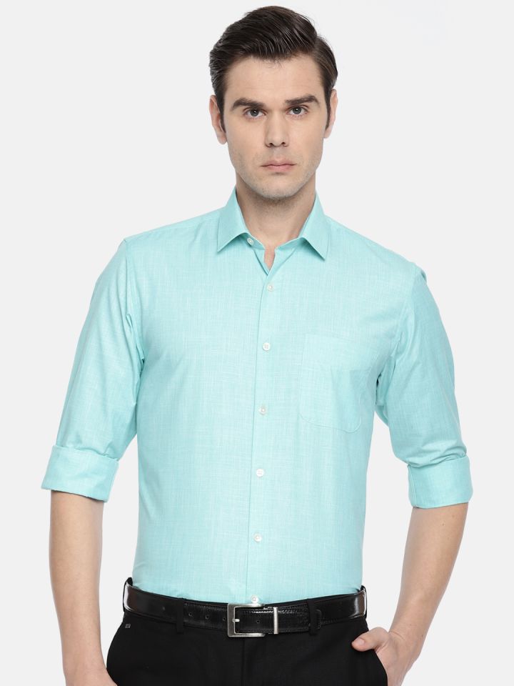 turquoise blue formal shirt