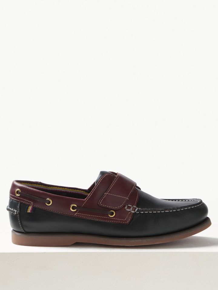 Leather Boat Shoes - Casual Shoes 