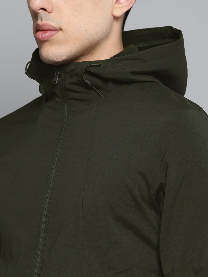 Olive green outlet under armour jacket