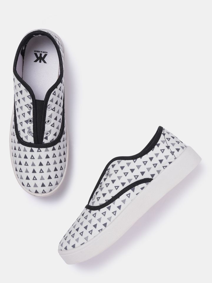 kook n keech slip on sneakers