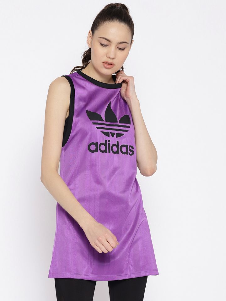 adidas purple tank top