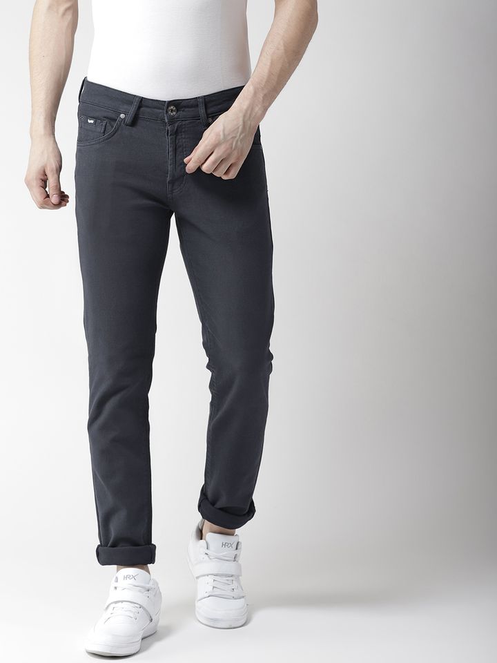 Buy GAS Men Navy Blue Anders Slim Fit Low Rise Clean Look Stretchable Jeans  - Jeans for Men 8811673 | Myntra