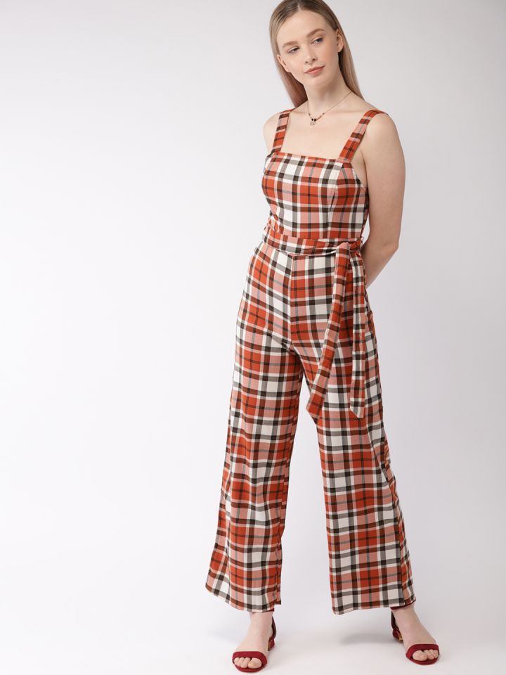 Forever 21 checkered 2025 jumpsuit