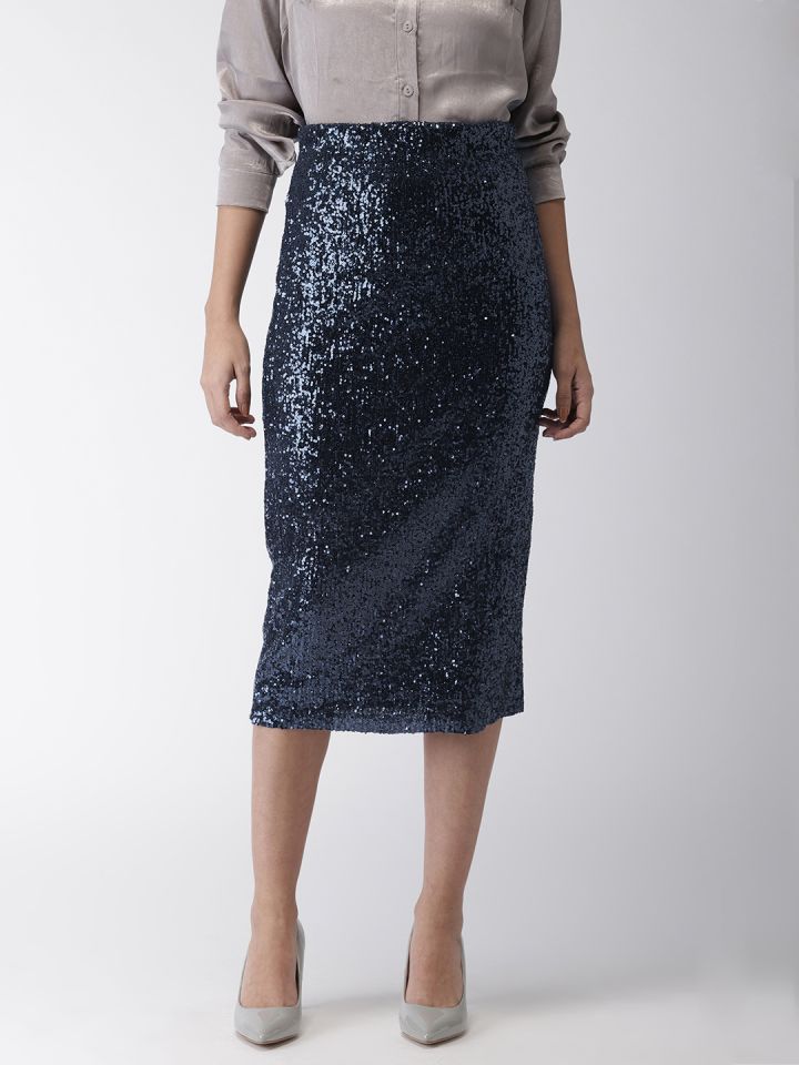 Blue sequin skirt forever 21 online