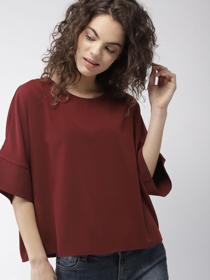 maroon top forever 21