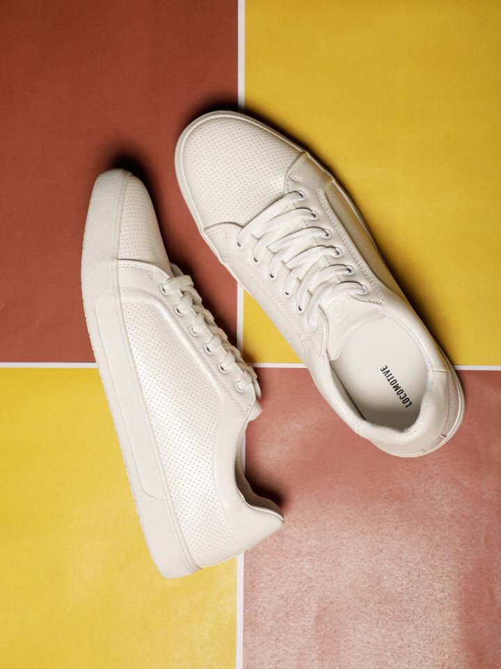 Locomotive white clearance sneakers