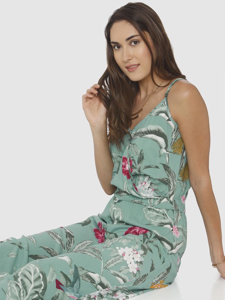 vero moda green jumpsuit