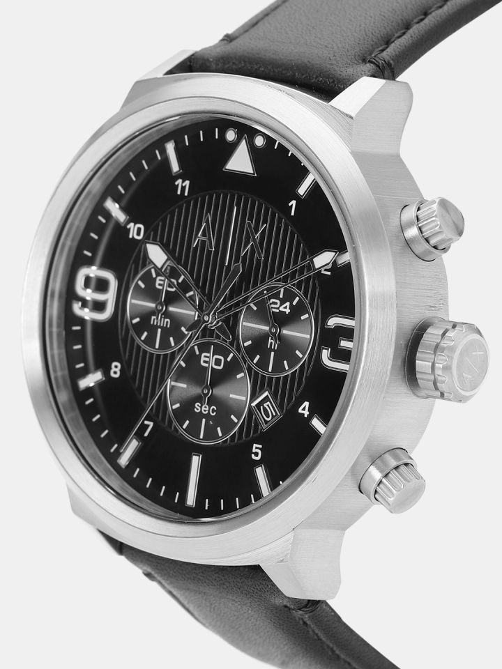 Armani Exchange Men Black Chronograph Watch AX1371 OR