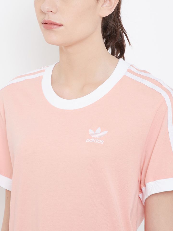 Peach color discount adidas shirt