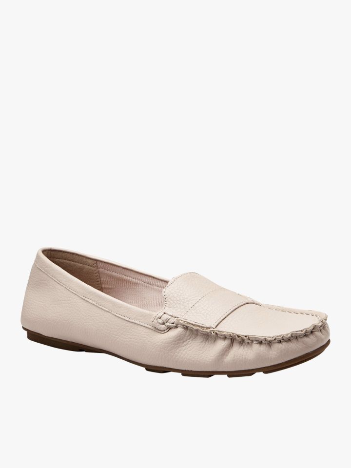 Women Beige Loafers - Casual Shoes 
