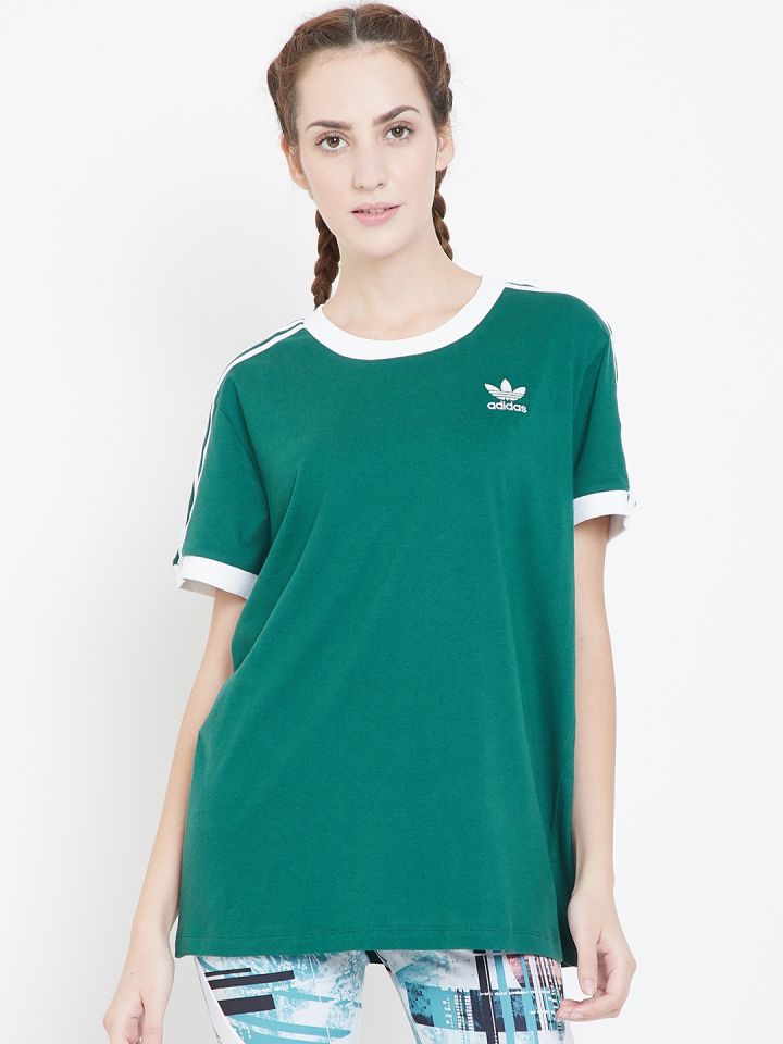 Womens green outlet adidas top