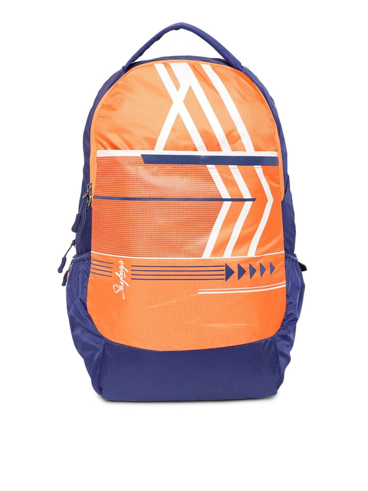 Skybags orange backpacks discount
