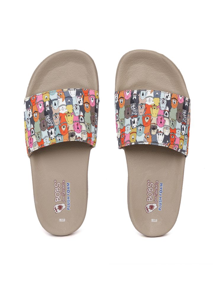 skechers women's pop ups slide sandal