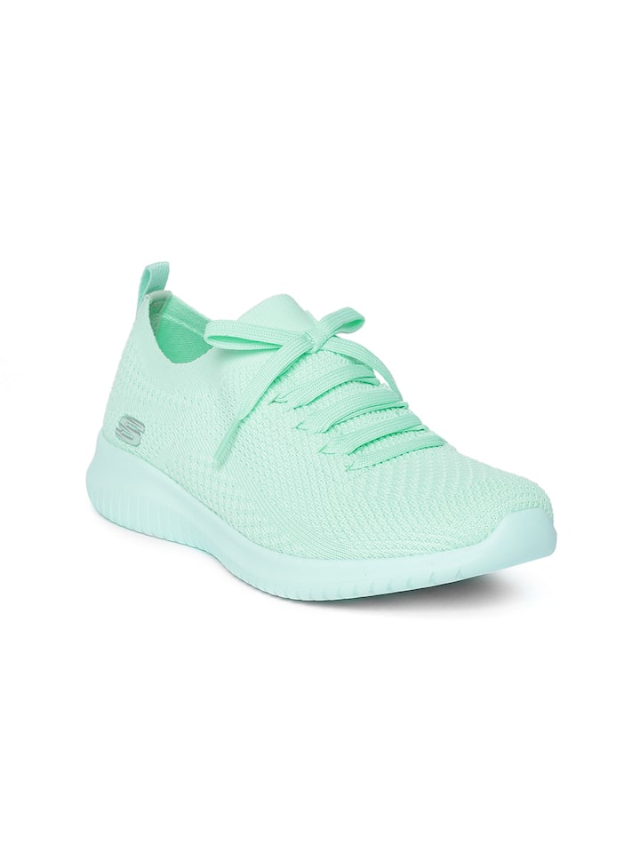 pastel green sneakers