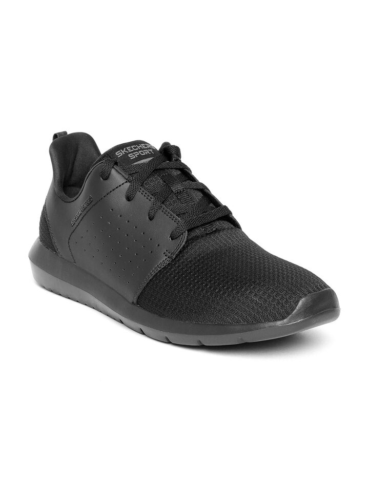 pálido escritorio Exceder Buy Skechers Men Black Foreflex Self Checked & Perforated Training Shoes -  Sports Shoes for Men 8885863 | Myntra