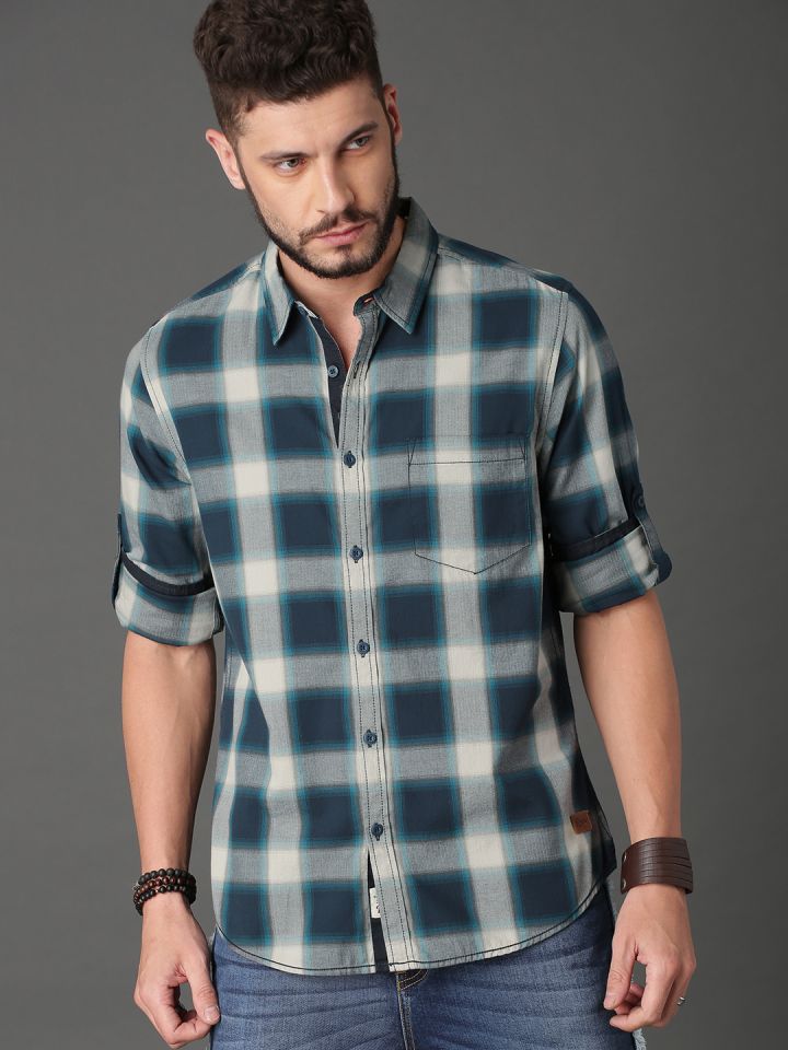 Roadster sales check shirts