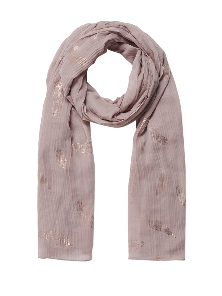 Buy Forever New Mauve Printed Scarf Scarves for Women