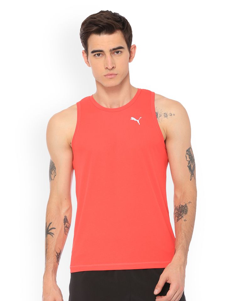 Buy Puma Red Vk Active Tank Hibiscus Sports Tshirt Tshirts For Men 8910703 Myntra St kilda catani gardens to kerferd road pier. puma red vk active tank hibiscus sports tshirt