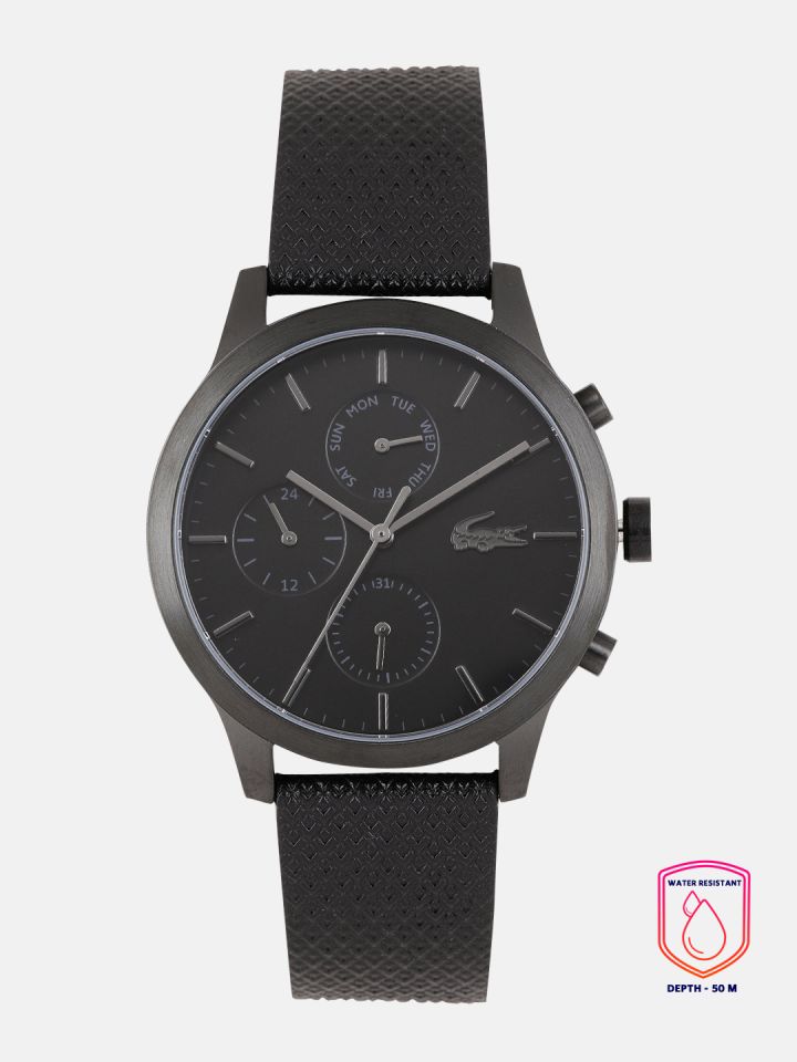 Lacoste 12.12 watch black and blue top