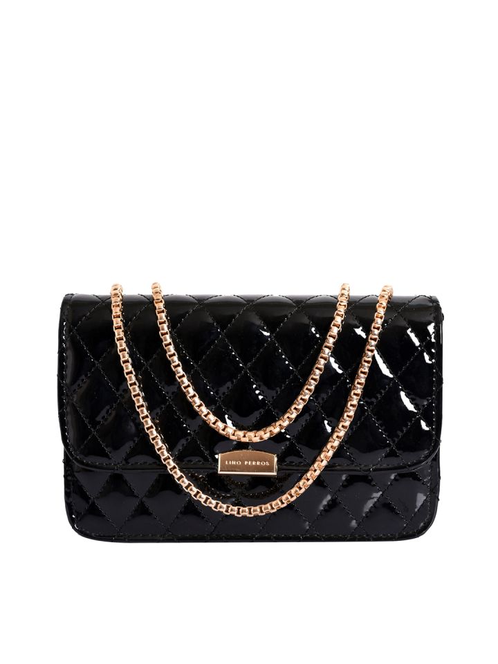 Buy Lino Perros Black Quilted Shoulder Bag - Handbags for Women 8920865