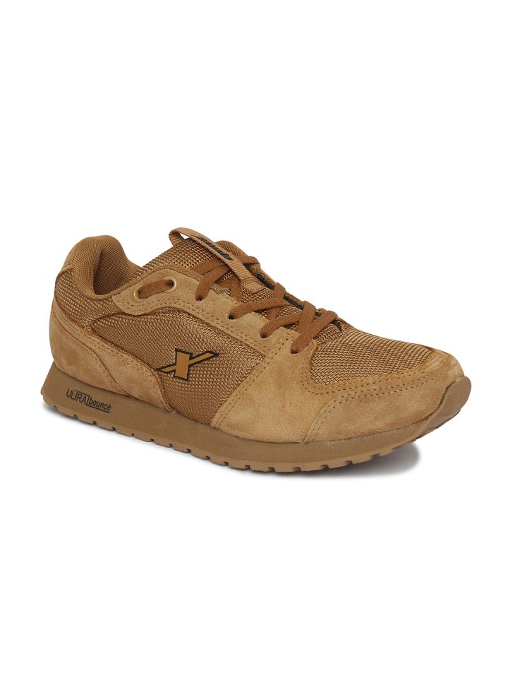 mens tan running shoes