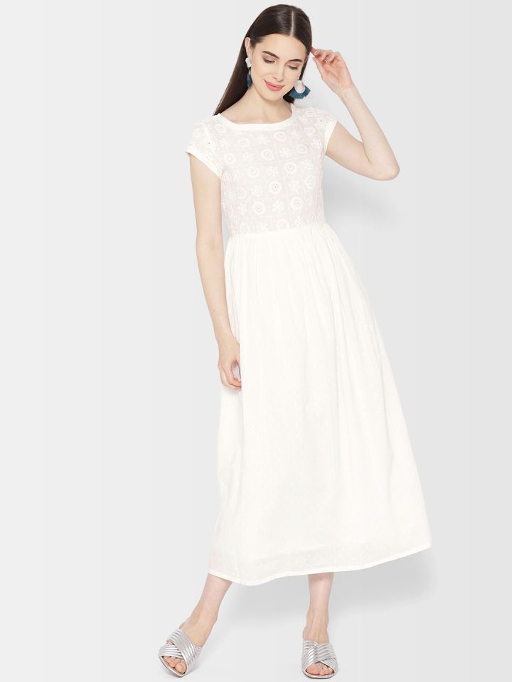 fabindia white dress