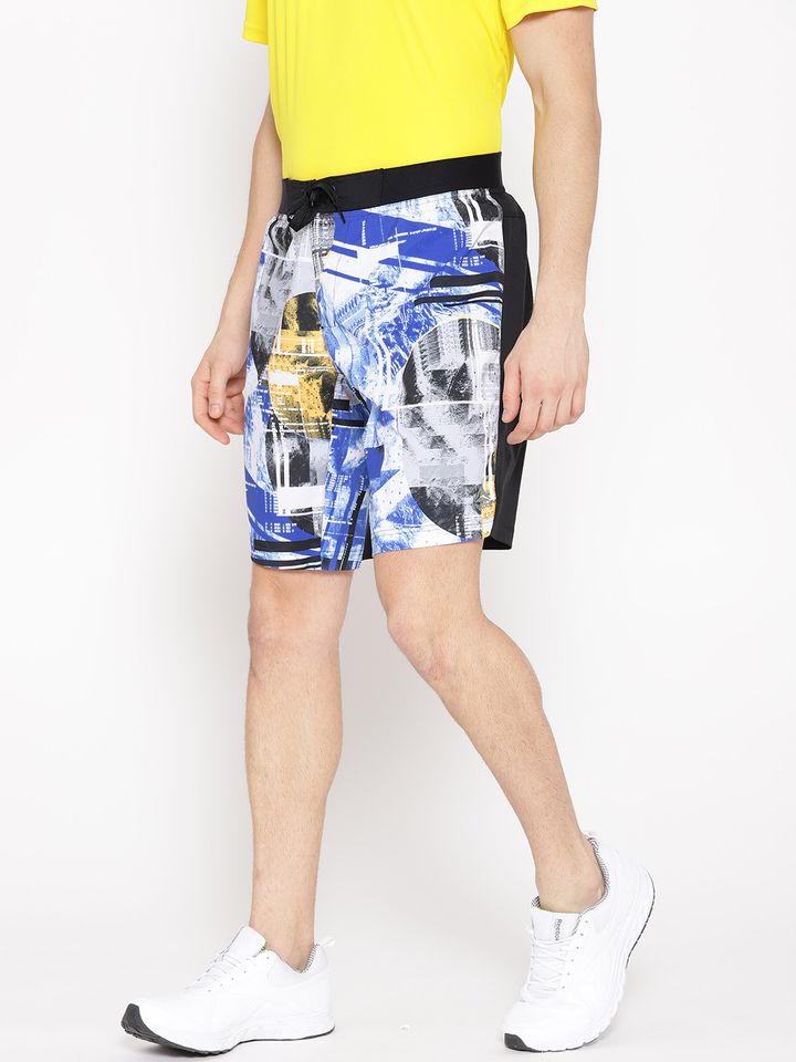 printed workout shorts