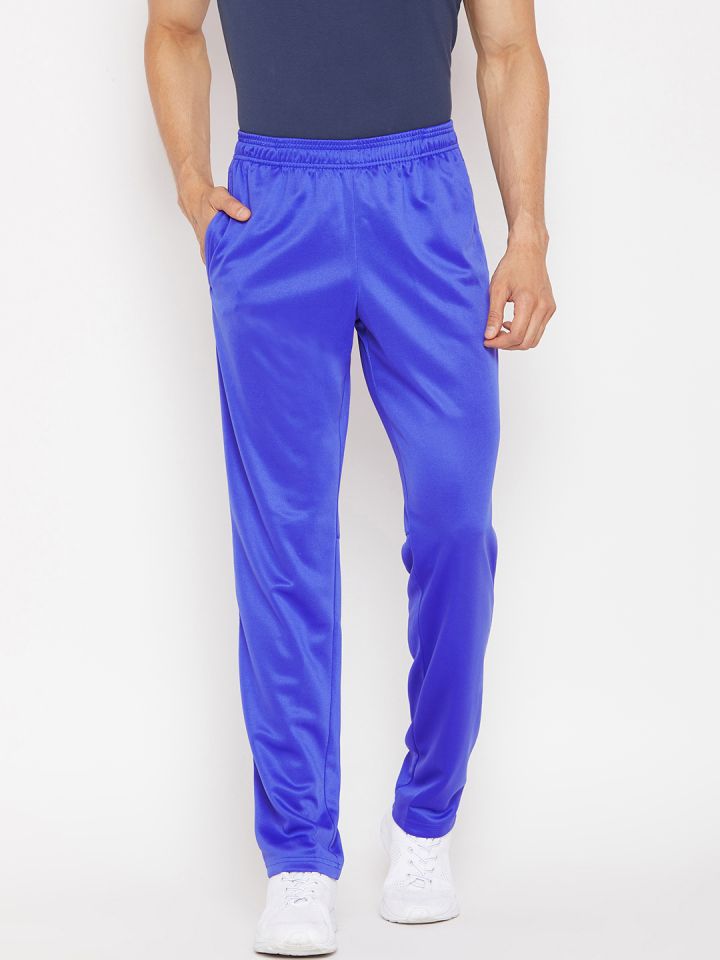 reebok solid men's track pants