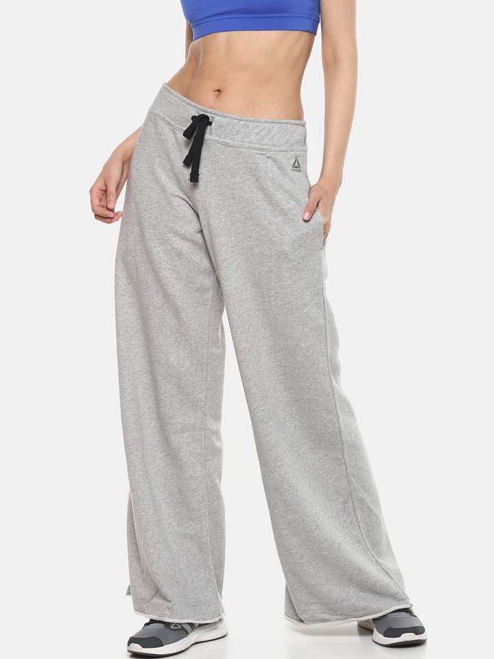 Buy Reebok Women Grey Melange Solid 