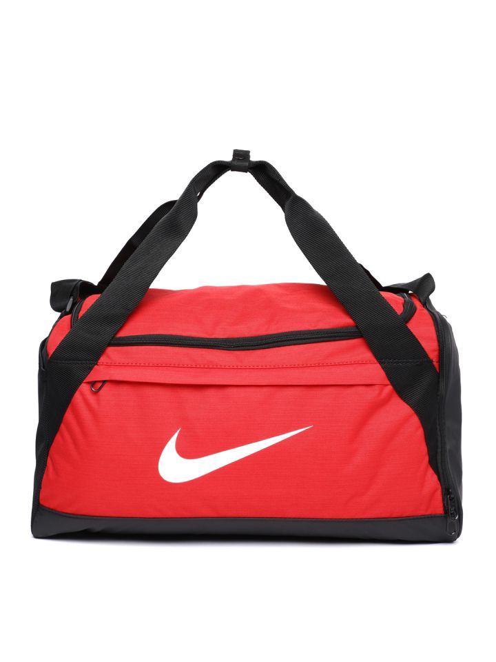 Red nike shop duffel bag