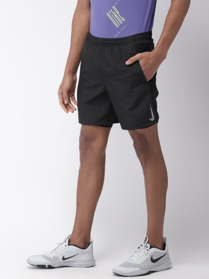 Buy Nike Men Black Solid Standard Fit AS M NK CHLLGR 7IN 2IN1 DRI DRI FIT  Shorts - Shorts for Men 8976031 | Myntra