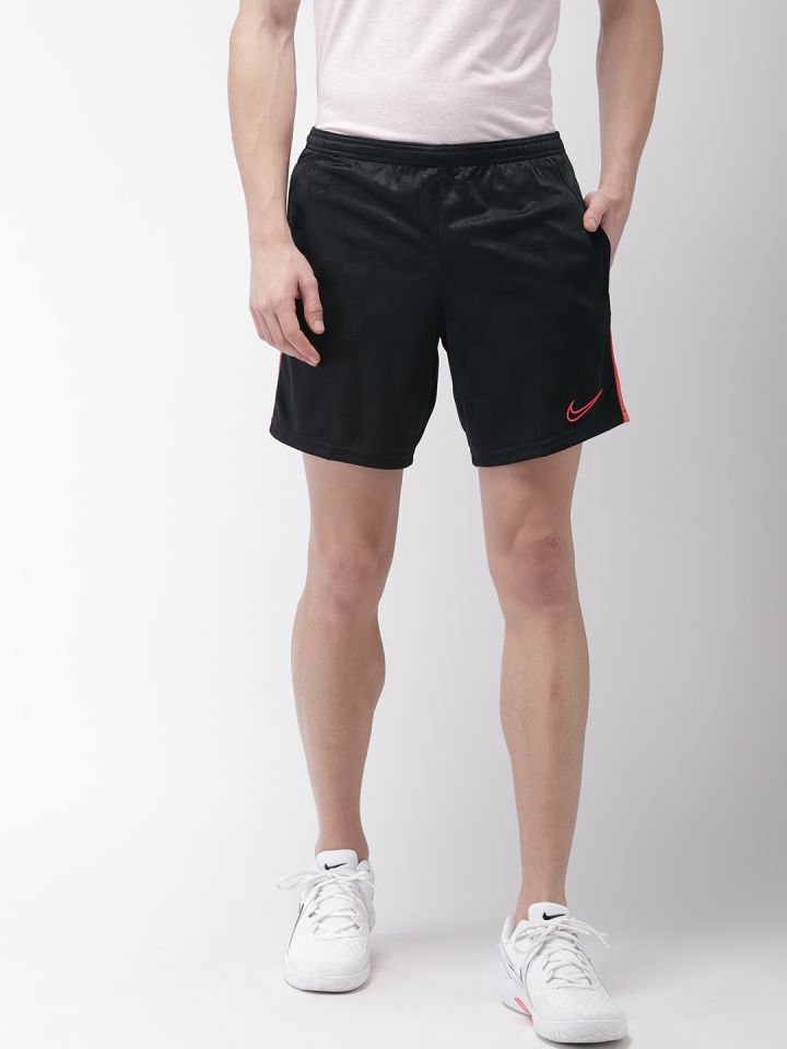 Nike Men Black Solid Slim Fit Breathe Academy JAQ KP DRI FIT Soccer Shorts