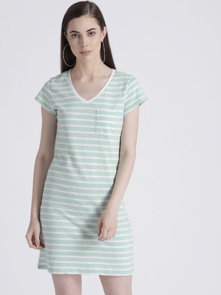 gap v neck t shirt dress