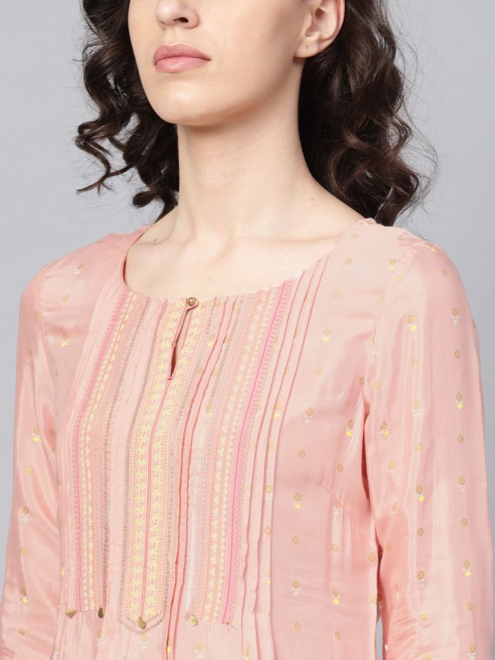 W kurtis clearance pink colour