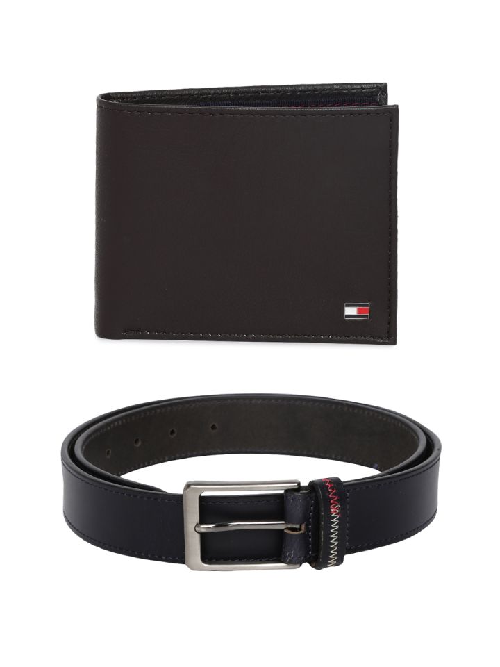 tommy hilfiger wallet and belt set