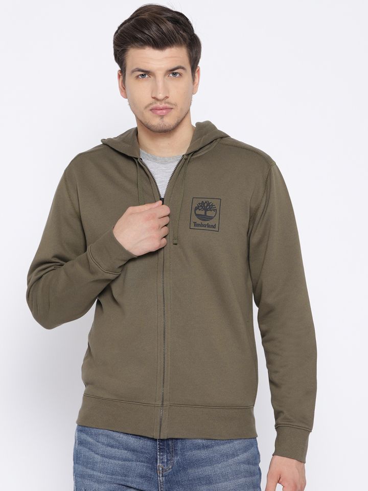 Timberland olive green hoodie online