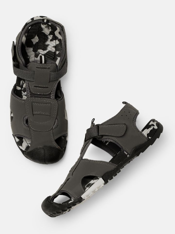 Charcoal cheap grey sandals
