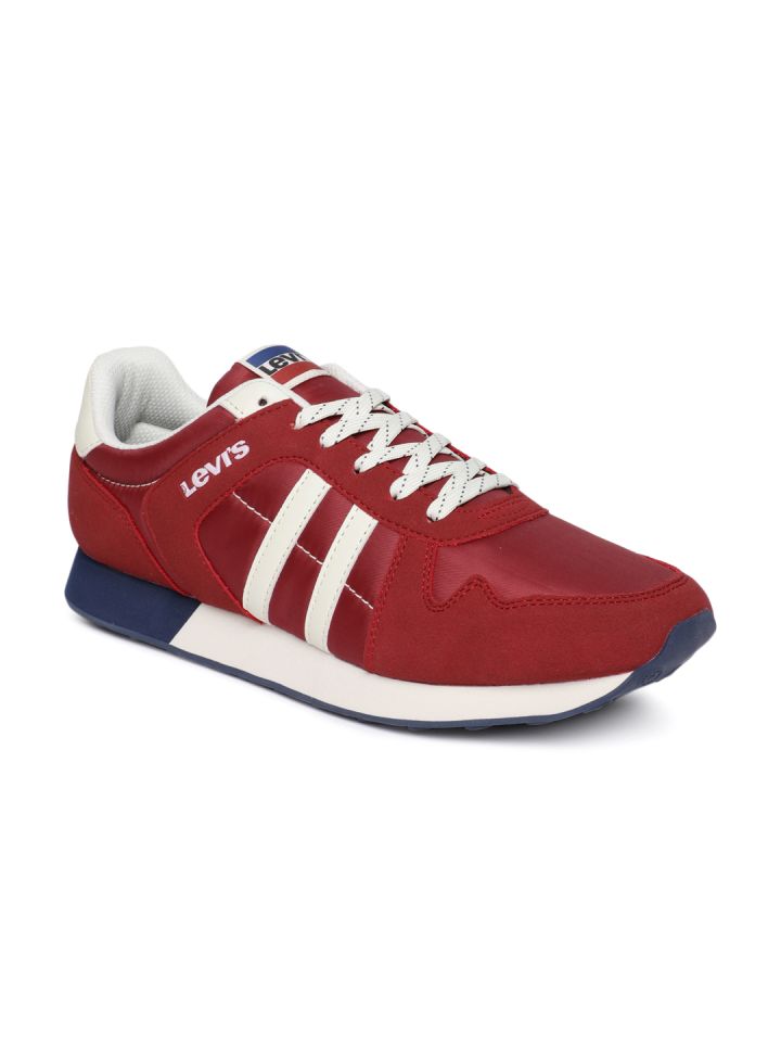 Buy Levis Men Webb Red Sneakers - Casual Shoes for Men 9035975 | Myntra