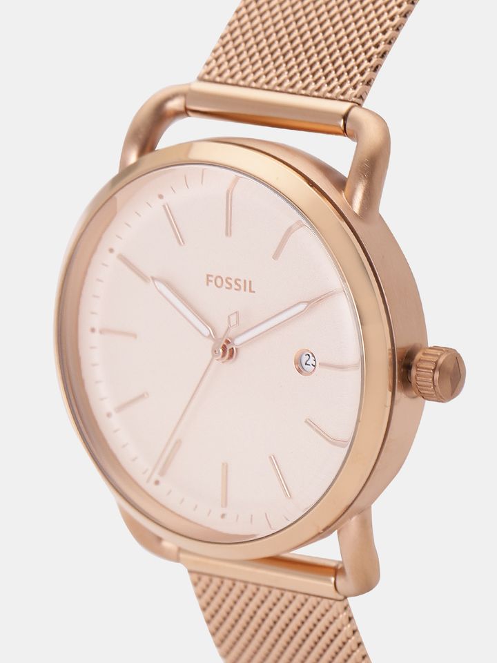 Buy Fossil Women Rose Gold Toned 