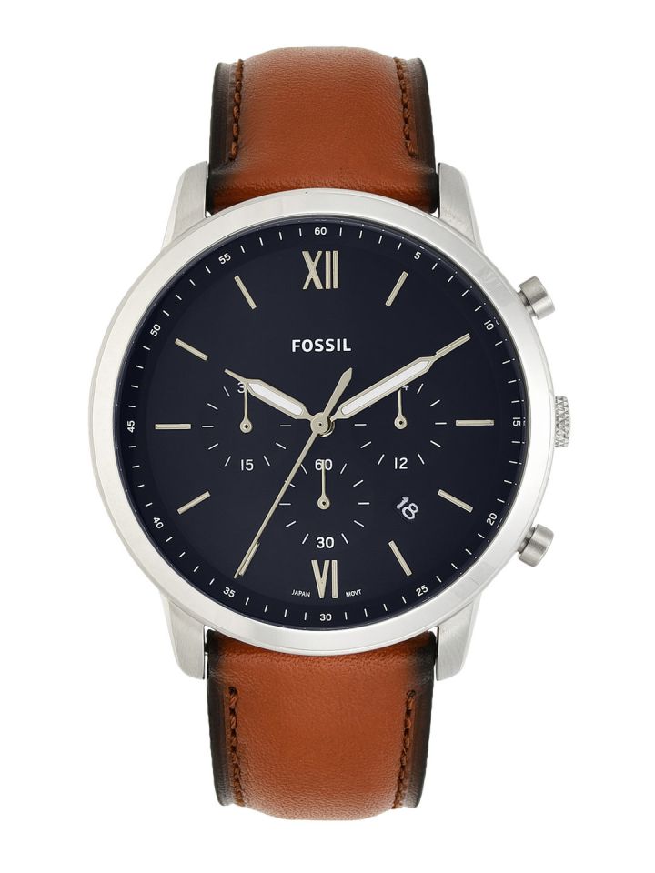 Buy Fossil Men Navy Blue Analogue Watch FS5453I Watches for Men