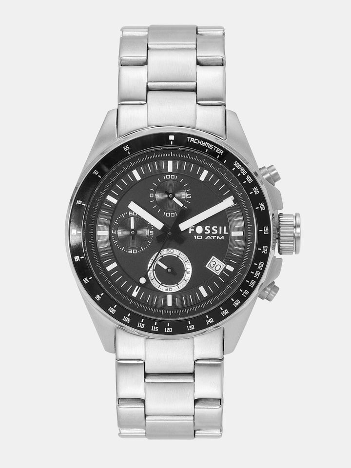 Buy Fossil Men Black Chronograph Watch 