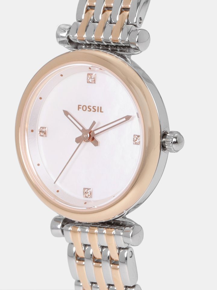 Fossil CARLIE Women White Analogue Watch ES4431