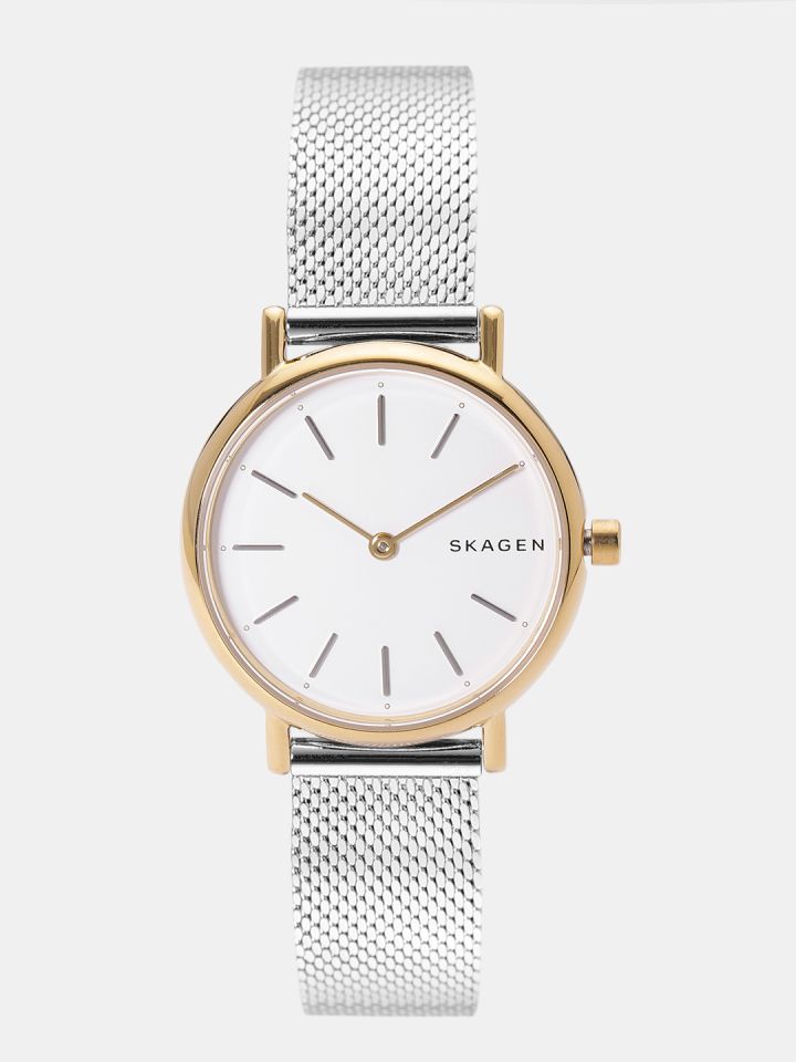 skagen gold and silver watch