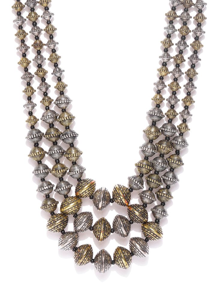 Oxidised silver sales and gold jewellery