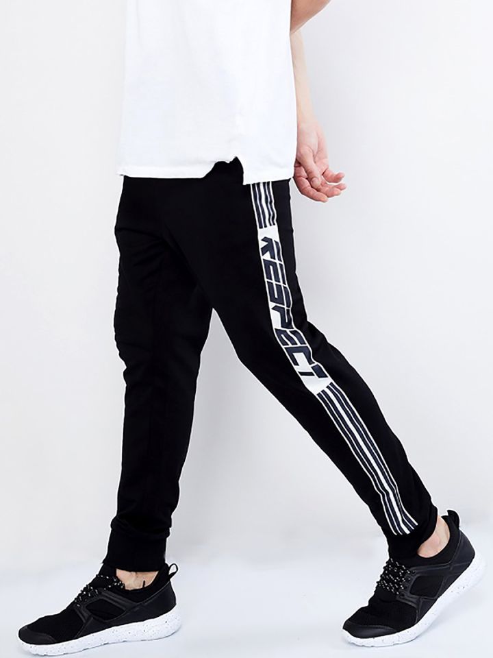 Mens black adidas skinny 2025 joggers